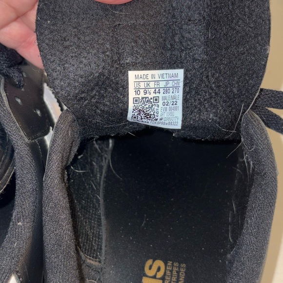 Adidas Samba Classic Black White Sneakers Men’s 10 Y2K With Box - Picture 3 of 7